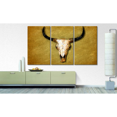 The Bull - Stretched On Wooden Frame Print on Canvas