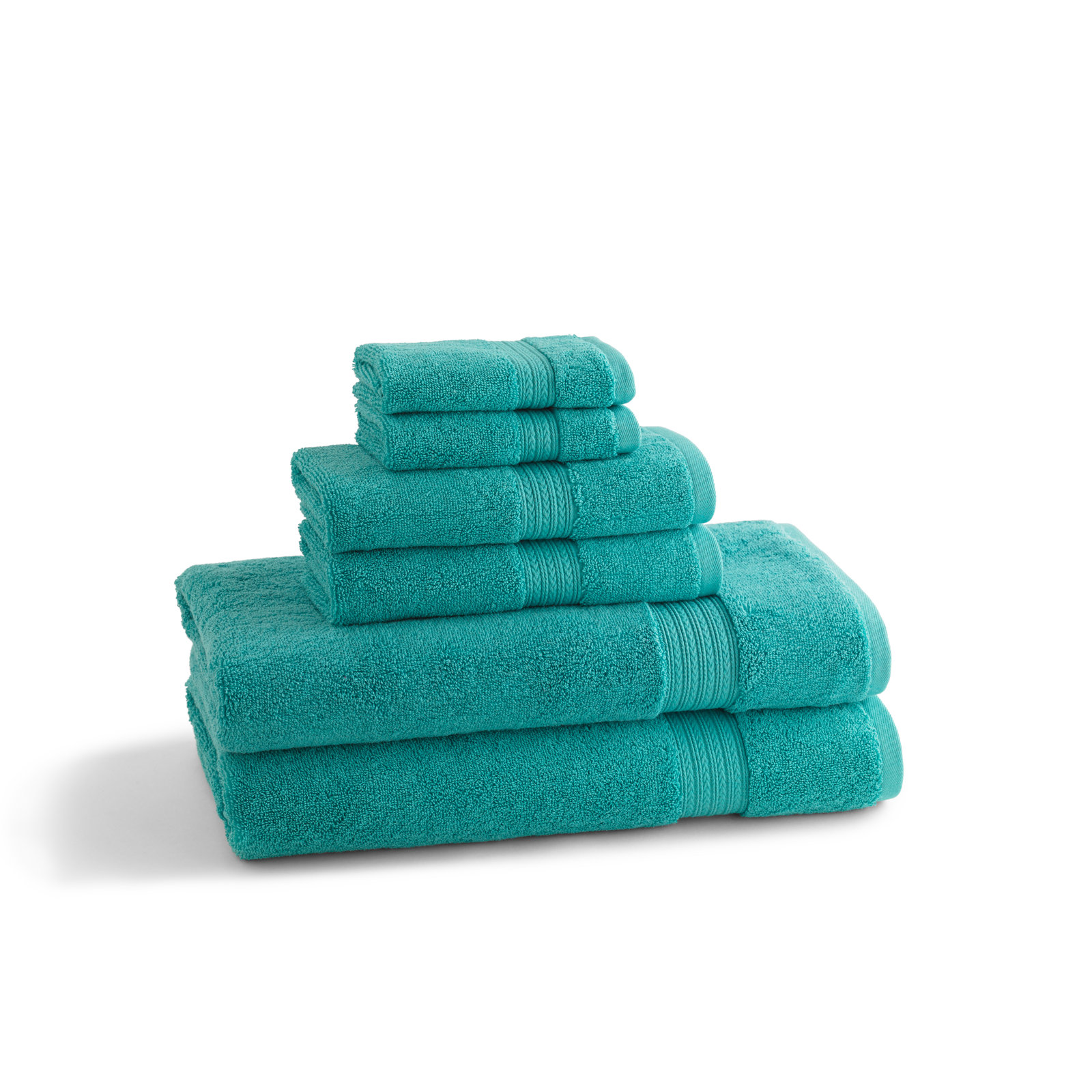 Leone Towel Set, Aqua