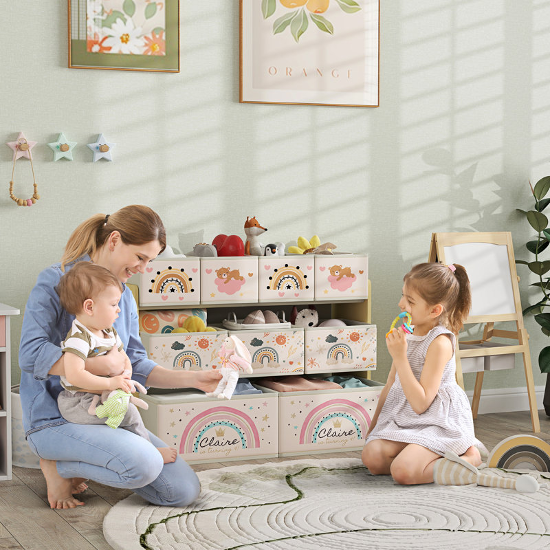 Toy Organiser with Bins