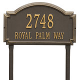 Williamsburg 2-Line Lawn Address Sign