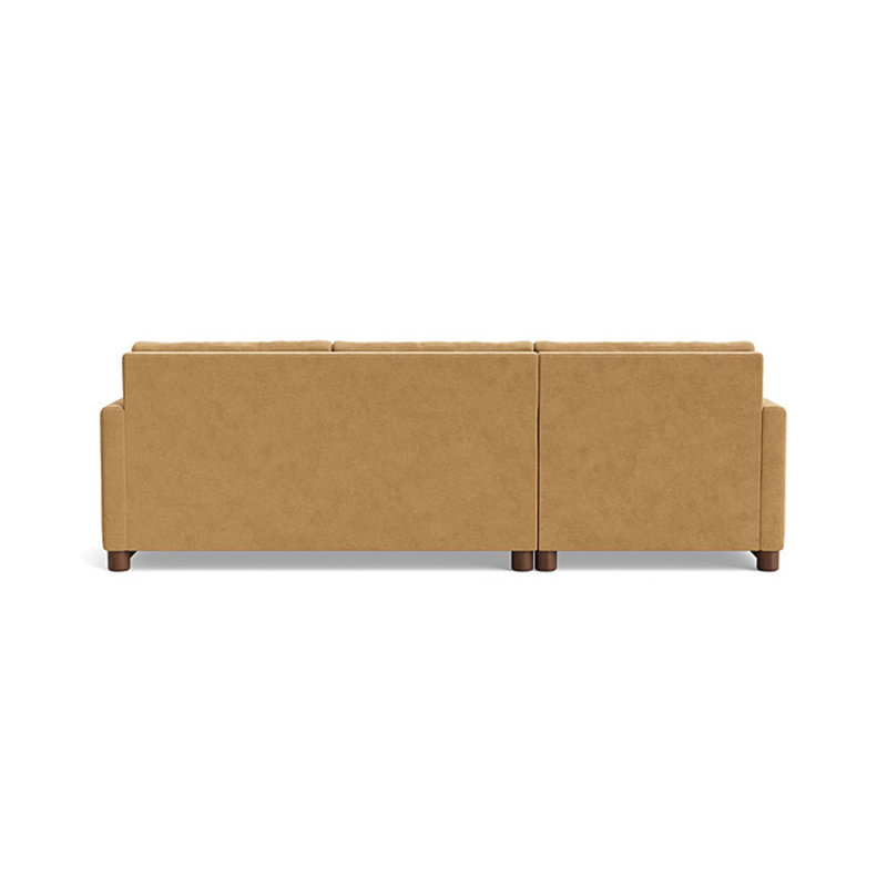 Reve Sofa with Chaise (with Storage), Chaise On Left, Performance Velvet - Nutmeg