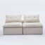 Versatile Modular Sofa With Soft Fabric And Multiple Pillows For Relaxation-208203383