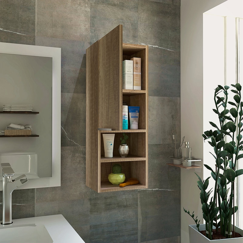 Kingston Rectangle 2-Shelf Medicine Cabinet, Light Oak