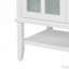 36" Bathroom Vanity with Ceramic Sink,Adjustable Shelf and Open Shelf-2084353850