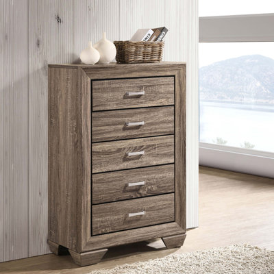 Commode de chambre 5 tiroirs Harrison