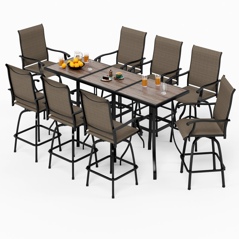 Alyne 8 - Person Patio Dining Set Square Table
