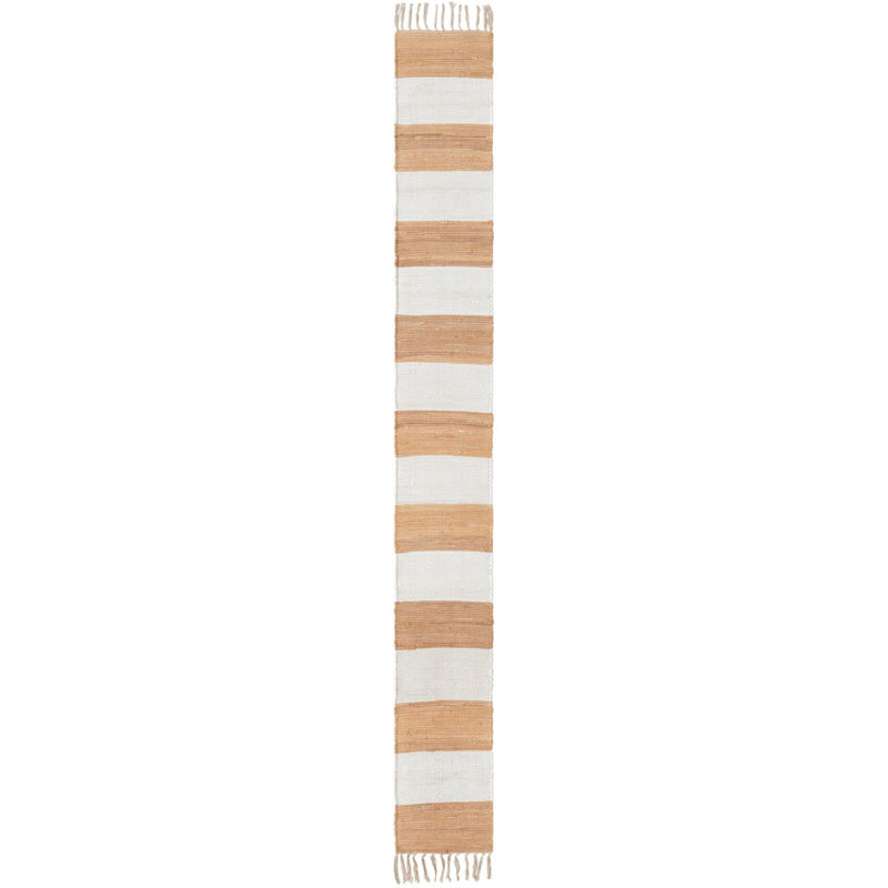 Tapis de couloir en coton Carlotta, Tapis de couloir 1 pi 2 po x 10 pi