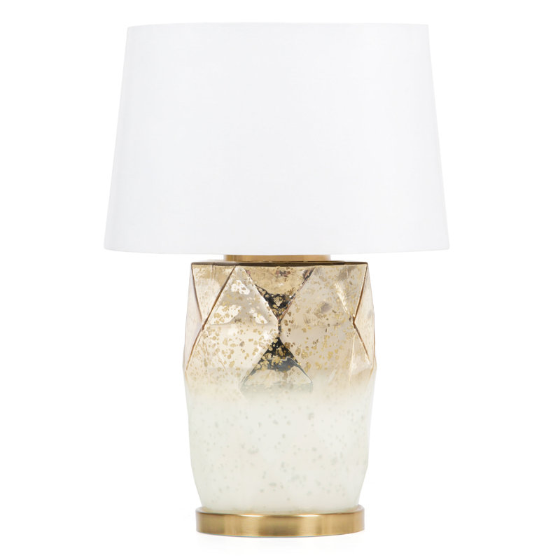 Lampe de table en verre