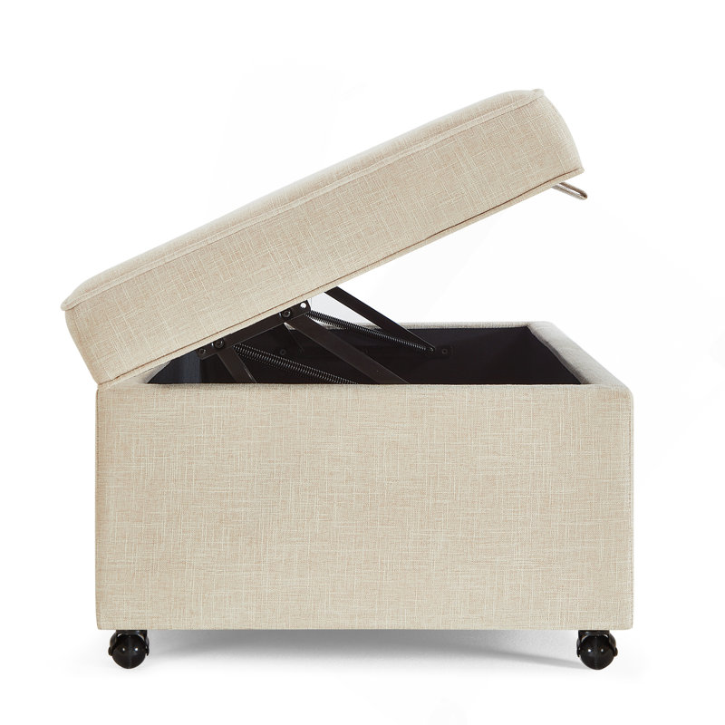 Grand repose-pieds moderne avec rangement, repose-pieds modulaire modulaire avec roulettes pour le salon, repose-pieds, repose-pieds avec rangement, grand repose-pieds avec rangement