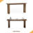 Wooden Foyer Table,Chic Console Table,Sofa Table,Entryway Table
