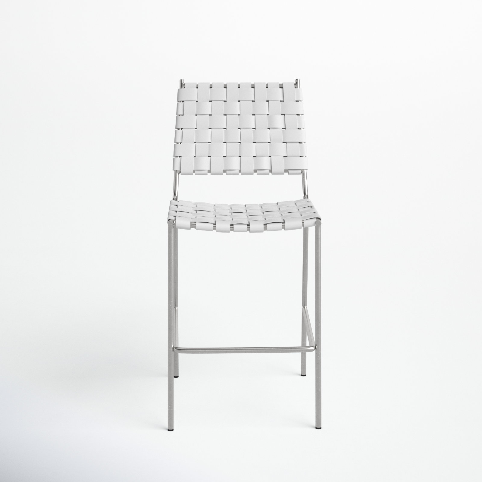 Ryland 26" Counter Stool, Sliver, White