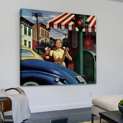 " Dripping Cones " by Stevan Dohanos Painting Print