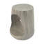 Table d'appoint creuse, texture semblable au bois