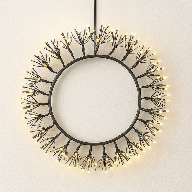 Metal Wreath, 25cm H x 25cm W x 5cm D