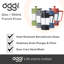 3 Cup Borosilicate French Press Coffee Maker (350 ml, 12 oz)