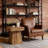 Nature-Inspired Side Table with Rustic Finish
