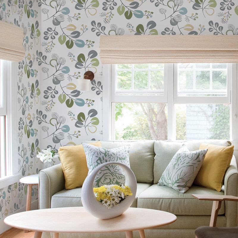10.06m x 52.07cm Matte Wallpaper Roll, Green