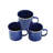 Stansport Deluxe 24-Piece Enamel Tableware Set