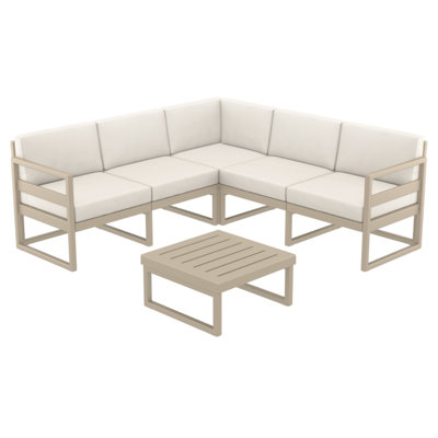 Lane 5 - Person Modular Patio Conversation Set with Cushions