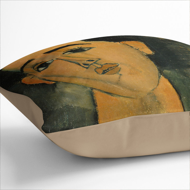 Juan Gris Square Throw Cushion, 55cm H x 55cm W x 20cm D, Stone