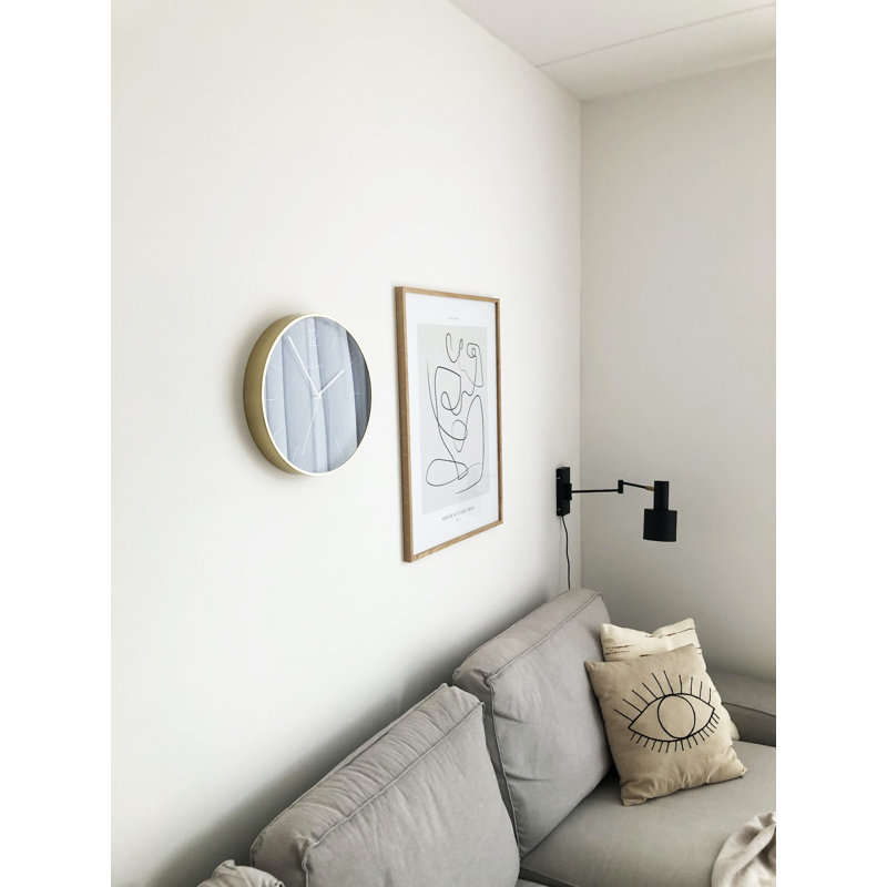 Essential Gold 13.4-Inch Wall Clock