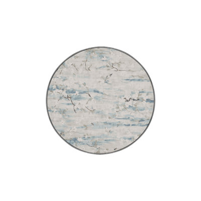 Machine Washable Gray Area Rug