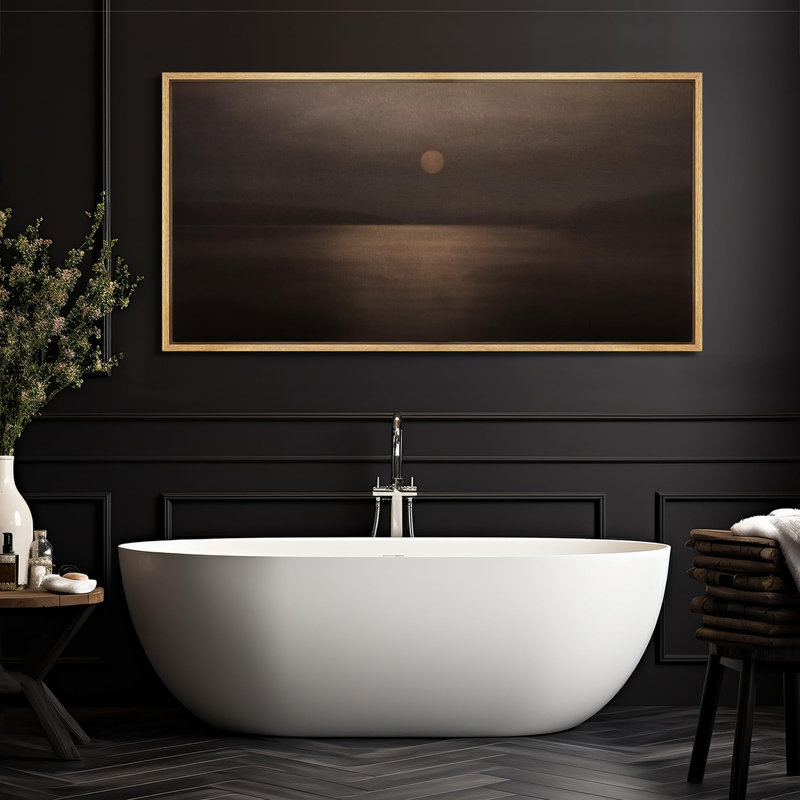Impression sur toile Shine, Impression encadrée flottante sans passe-partout, H 30 po x l 60 po, Natural