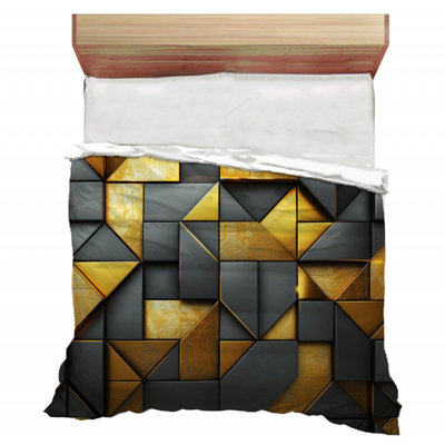 Abstract Geometry Visual Geometric Shapes Comforter