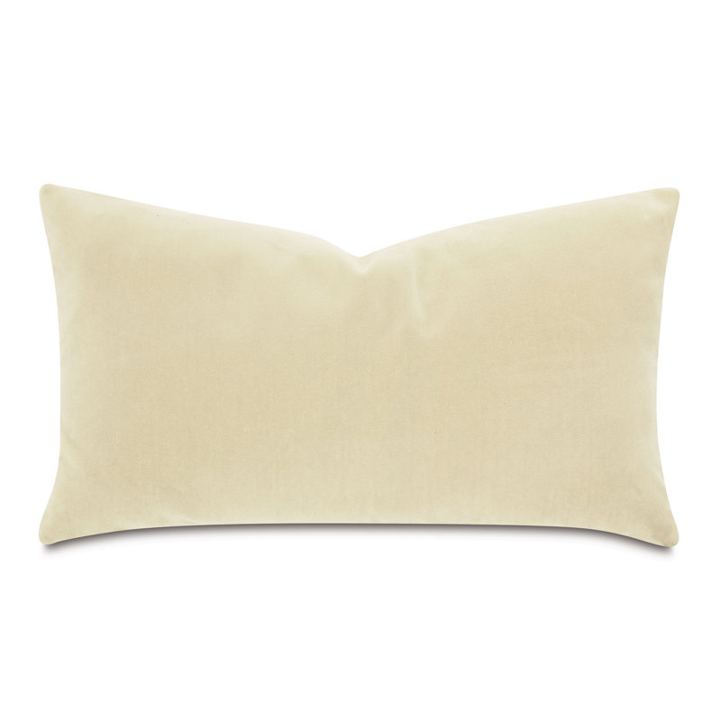 Capra Square Pillow Cover & Insert, Sand, 11" x 21"