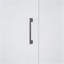 Grand lit escamotable mural avec placard, blanc-879443922