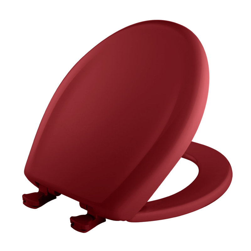 Siège de toilette rond, Rouge