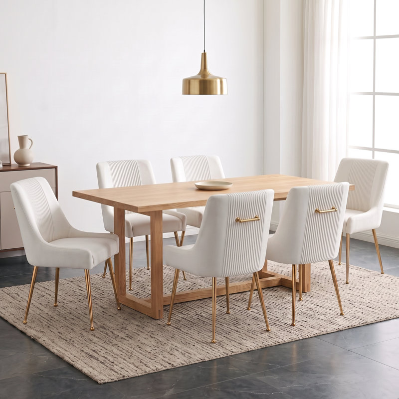 Chaise d'appoint Elian, Beige, 6