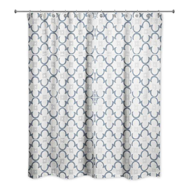 Rideau de douche simple Alondria, Gris