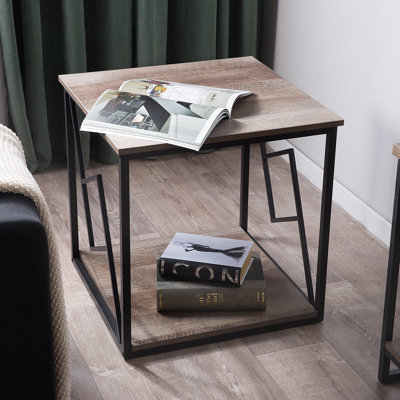 Marauder Floor Shelf End Table