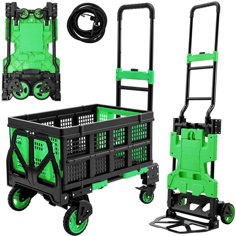 Diable pliable 2 en 1, Vert