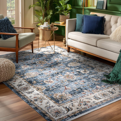 Tapis bleu nuit Elysium