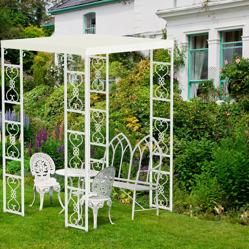 Tonnelle de mariage en métal avec toile de fond pour tente de mariage