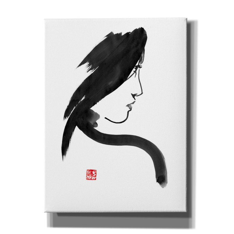 "Geisha 02" par Pechane, H 54 po x l 40 po x P 1,5 po