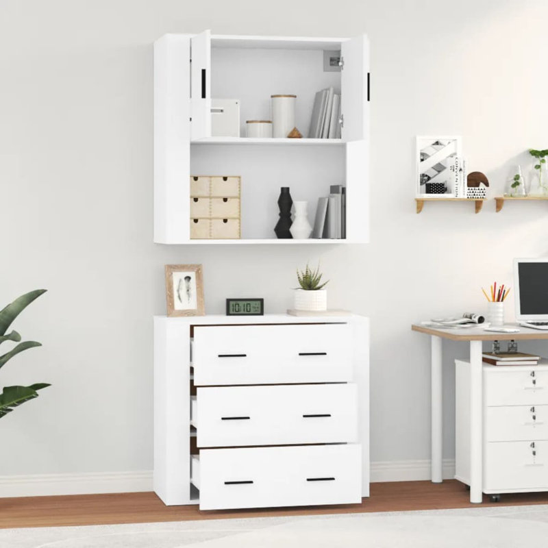 Vidaxl 80cm Sideboard, White