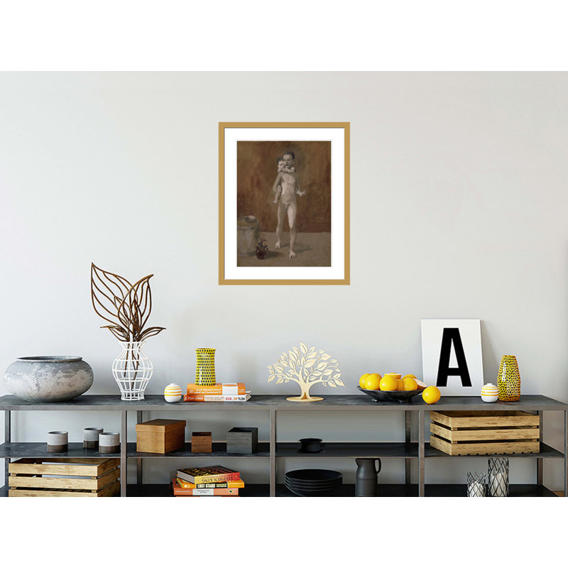 «Les deux freres» par Pablo Picasso, impression giclée encadrée, H 29,18 po x l 23,5 po