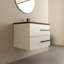 Ensemble de meuble-lavabo mural simple 30 po