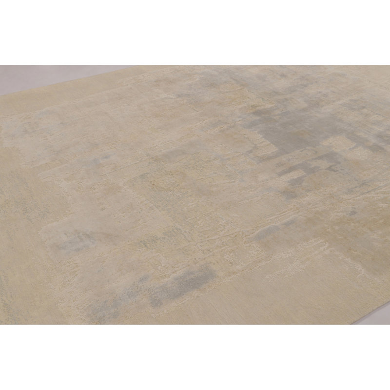 Modern One-of-a-Kind 8'1X11'1 Hand Knotted Area Rug