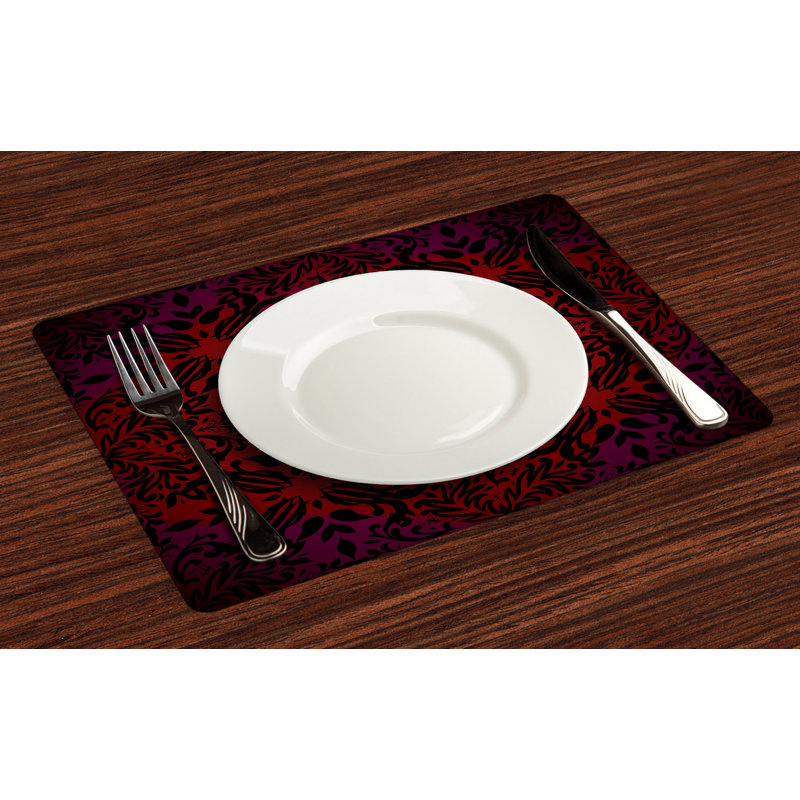 Bellamira Flowers Leaves Placemat