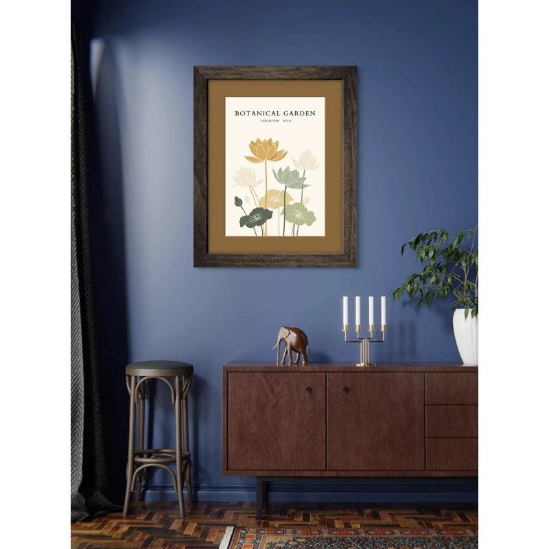 Lotus Rise – Ethereal Botanical Lotus Print, 30 cm H x 21 cm W
