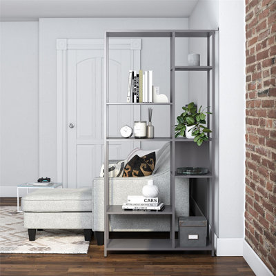 Gioia Metal Bookcase Room Divider by Hashtag Home