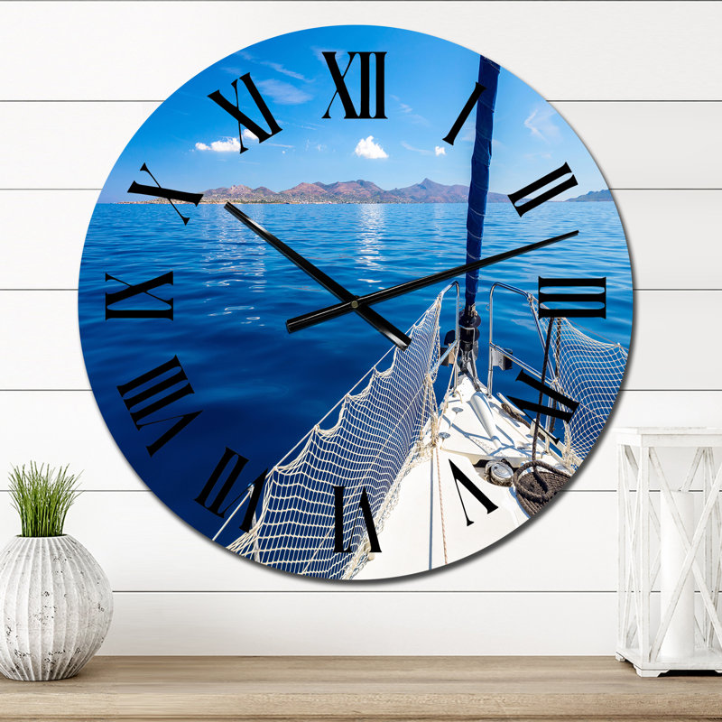 Horloge murale nautique et côtière, Surdimensionné