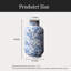 Vase en porcelaine pour décoration intérieure