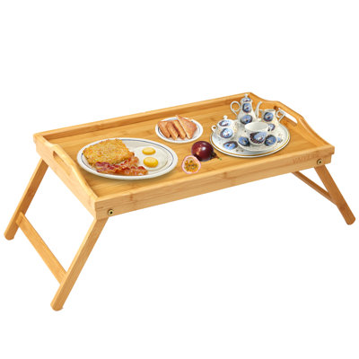 Plateau de petit déjeuner en bambou