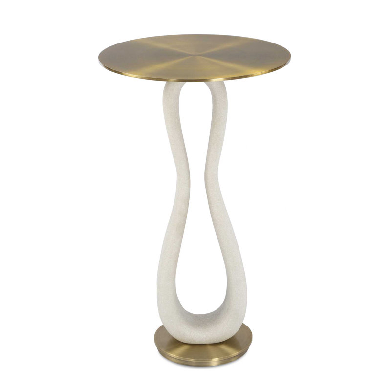Uttermost Sonia Modern Brass Accent Table