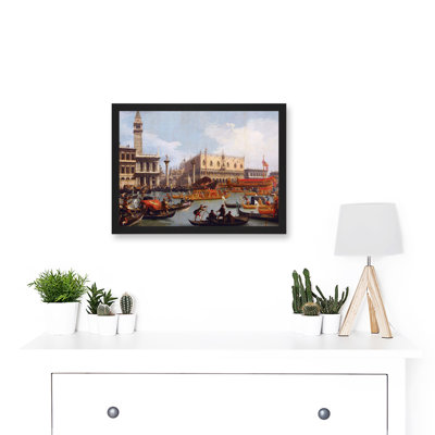 Canaletto Bucentaurs Return Venice Italy - Single Picture Frame Painting